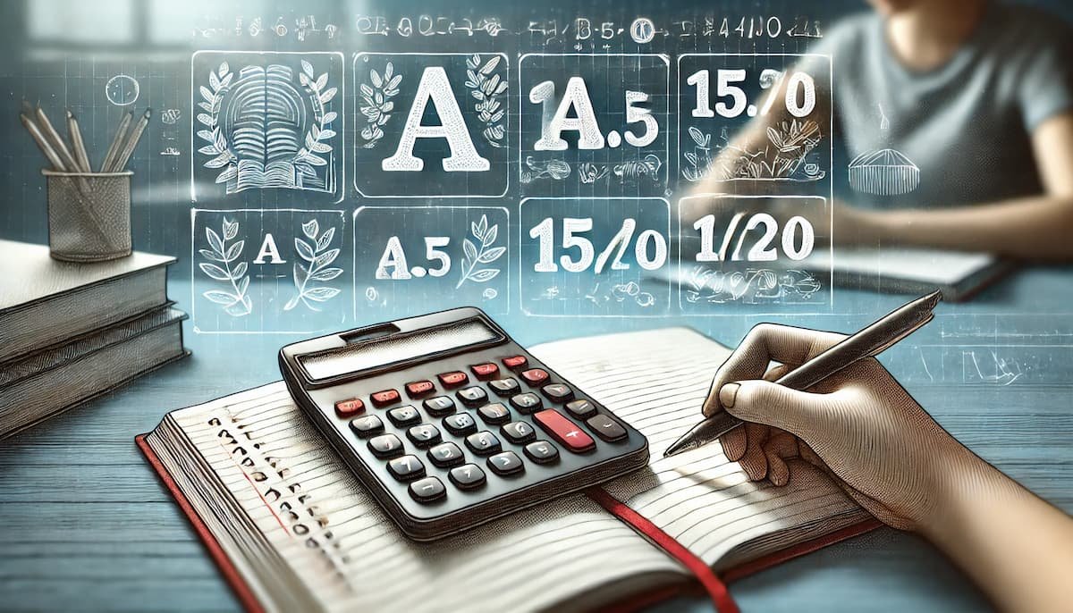Calculadora de promedio de notas en la Universidad