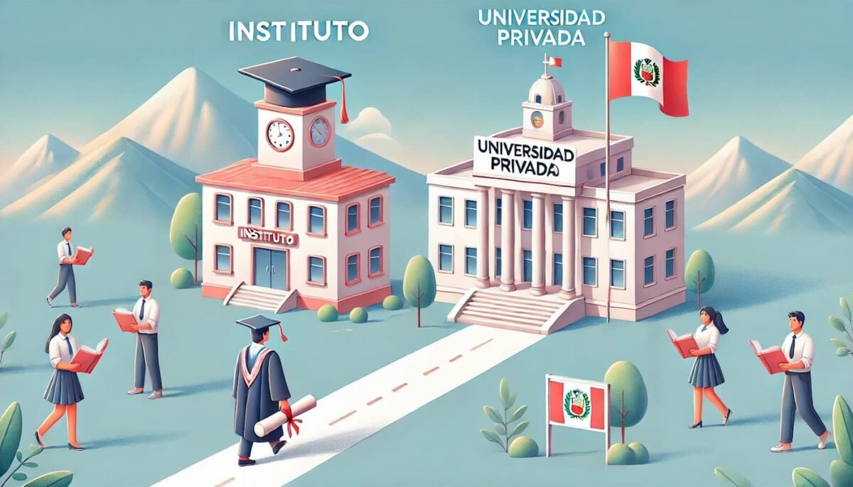 Convalidación de estudios de instituto a universidad privada en Perú