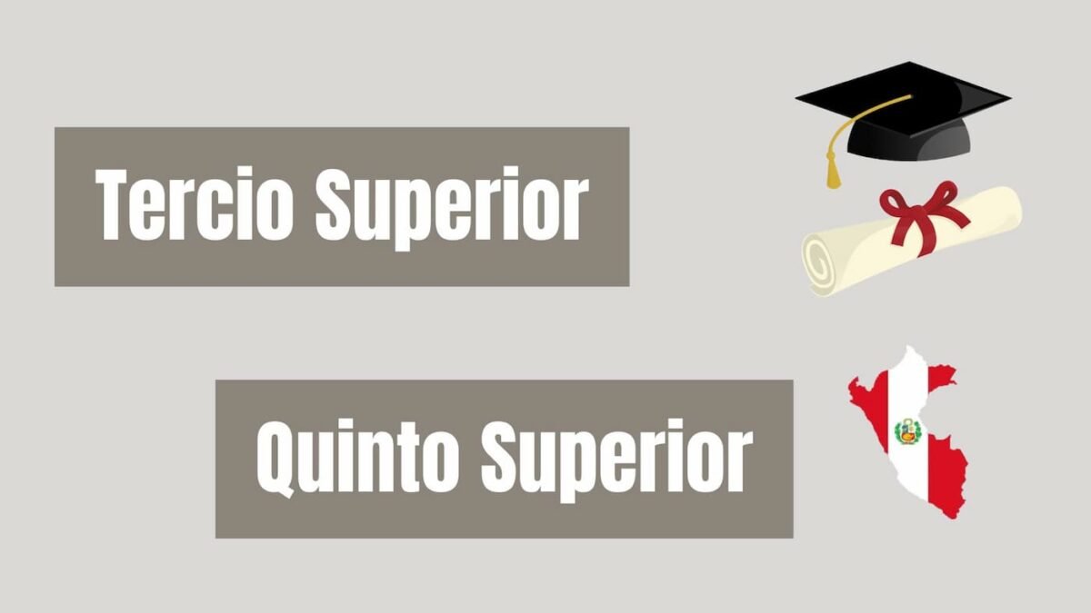 ¿Qué son el tercio y quinto superior en la universidad?