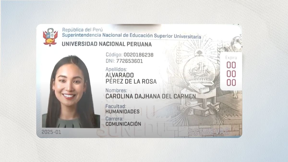 Nuevo carné Universitario Perú
