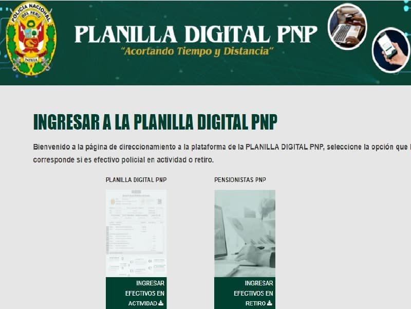 Planilla PNP